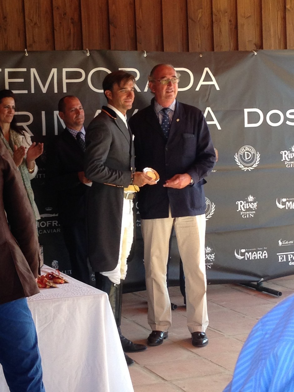 Entrega de trofeos de Concurso Dos Lunas en Sotogrande