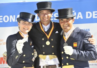 Competing at the CDN Campeonato de Espana de Doma Clasica 2011 at the SEK Club in Madrid