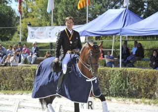 Competing at the CDN Campeonato de Espana de Doma Clasica 2011 at the SEK Club in Madrid